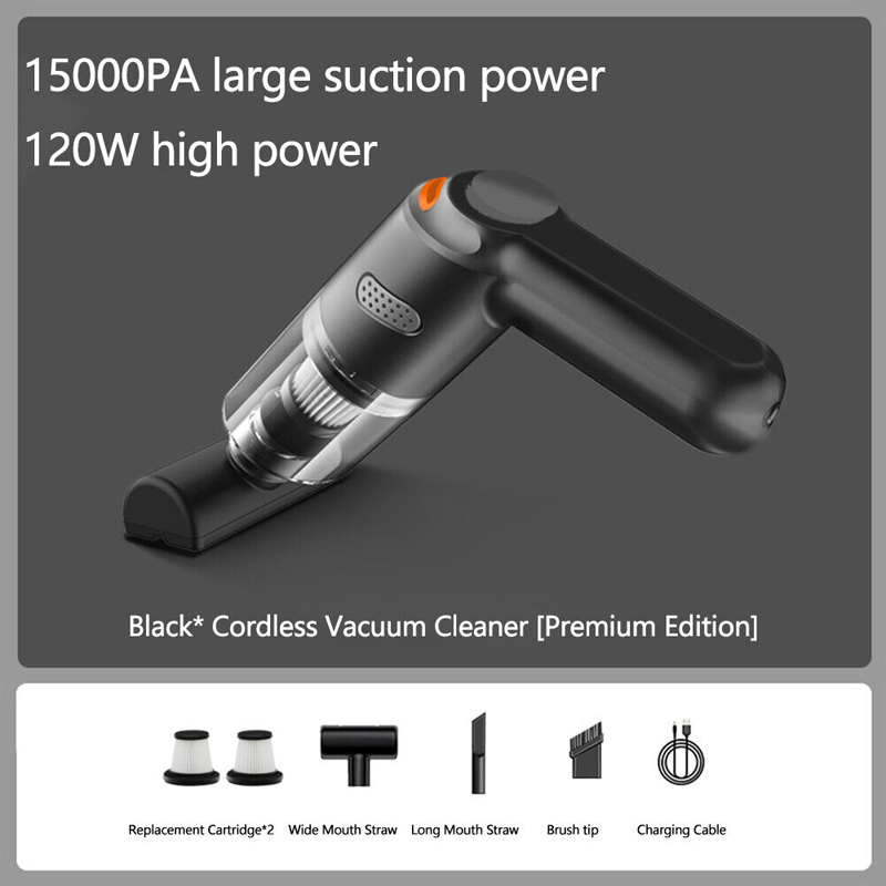 🚗💨 Cordless Car Vacuum Cleaner – 10,000Pa Strong Suction, Lightweight & Portable & Long Battery Life