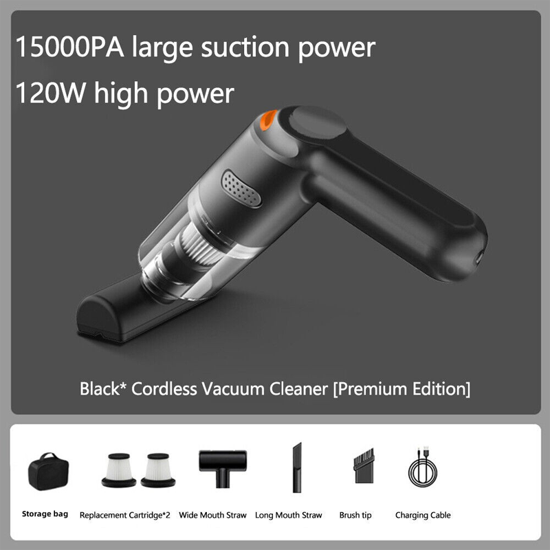 🚗💨 Cordless Car Vacuum Cleaner – 10,000Pa Strong Suction, Lightweight & Portable & Long Battery Life