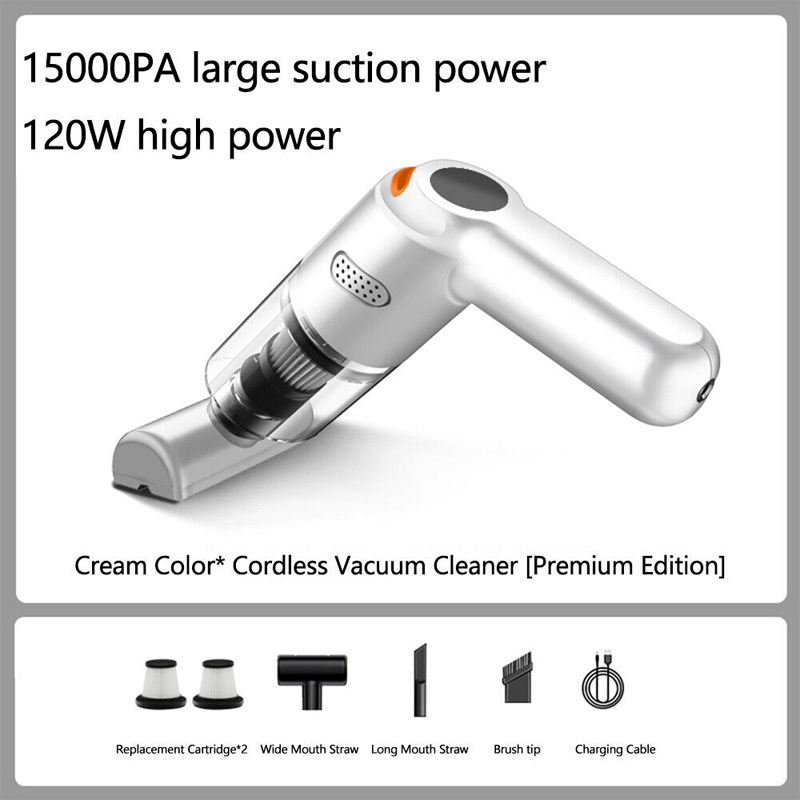 🚗💨 Cordless Car Vacuum Cleaner – 10,000Pa Strong Suction, Lightweight & Portable & Long Battery Life