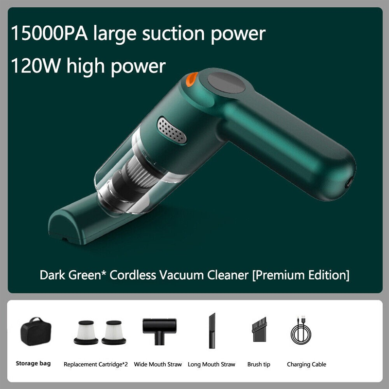 🚗💨 Cordless Car Vacuum Cleaner – 10,000Pa Strong Suction, Lightweight & Portable & Long Battery Life